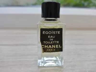 Vintage Chanel Egoiste Paris Eau De Toilette Fragrance Miniature Bottle  • £17.95