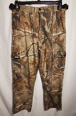 Realtree Scent Sheild Mens Cargo Hunting Pant Jean Size Medium Measures 32 X30 • $19.99