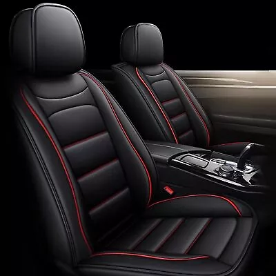 For Toyota Venza 2009-2016 Red Lines Car 5-Seat Covers Cushion Pad Fuax Leather • $122.99