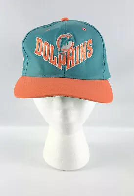 Miami Dolphins Snapback Baseball Hat Aqua Blue Vintage ANNCO Professional Model • $23.99