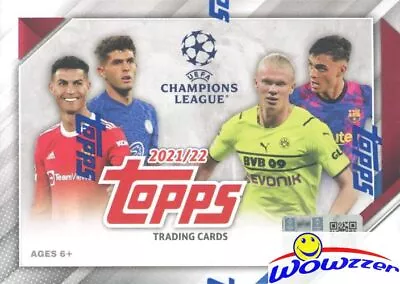 2021/22 Topps UEFA EXCLUSIVE Factory Sealed Blaster Box-SPECKLE FOIL PARALLELS!  • $22.95