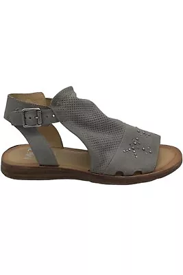 Miz Mooz Leather Wide Width Ankle-Strap Sandals Fifi Glacier • $44.99