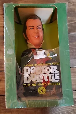 1967  DR DOOLITTLE  Original MATTEL TALKING HAND PUPPET Sealed In Original BOX • $139.99