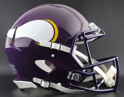 MINNESOTA VIKINGS NFL Full Size REPLICA Throwback Football Helmet • $139.99