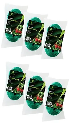 £12.75 • Buy Pea And Bean Garden Netting Green 2m X 10m Fruit Tree Strawberry Netting 6 Pack