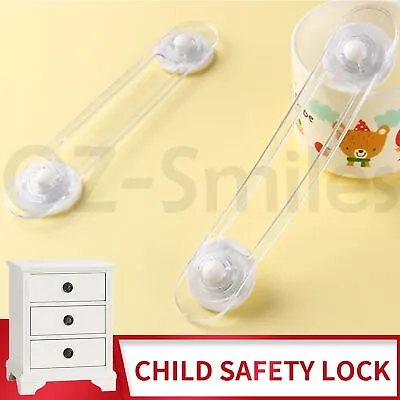 $7.45 • Buy Baby Kids Safety Home Locks Protecter Door Fridge Drawer Proof Latches Set