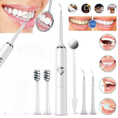 Ultrasonic Tooth Cleaner Electric Dental Scaler Tartar Plaque Calculus Remover • $20.99