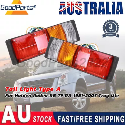 Pair LH+RH Tail Light (Type A) For Holden Rodeo KB TF RA 1981-2006 2007 Tray Ute • $38