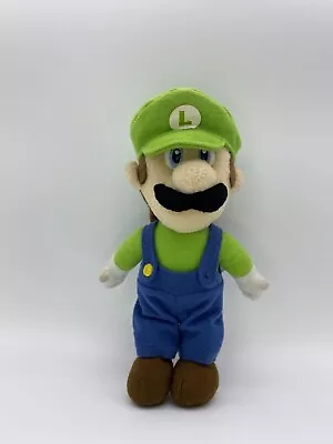 Luigi Plush 7  Super Mario Party 5 Sanei Hudson Soft 2003 Beanie Toy Japan • $288.88