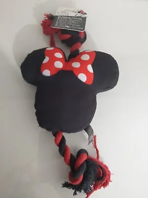 Minnie Mouse Squeaky Rope  Dog Toy • £3