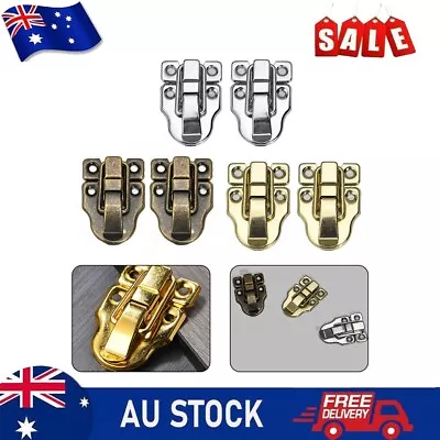 2PCS Jewelry Chest Cabinet Suitcase Case Trunk Toggle Hasp Latch Clasp Clip • $20.14