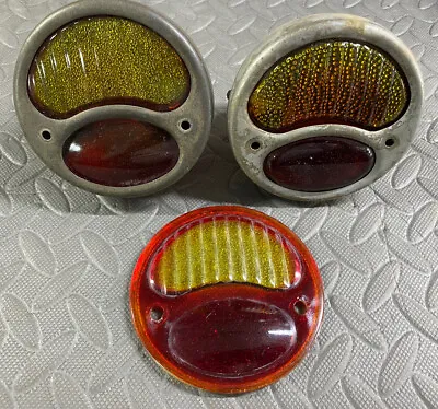 Pair Of 1928 - 1931 Ford Model A Rear Taillights Lights DUOLAMP And Extra Lens • $75