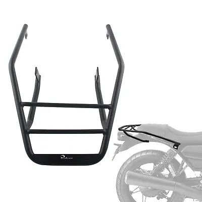 For Moto Guzzi V7 Iii Carbon Milano Tough Rear Rack Tube Type Black Top Carrier • $128.61