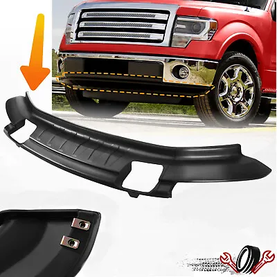 Front Bumper Lower Cover Valance For Ford F-150 09-14 W/ Tow Hook Hole Textured • $48.90