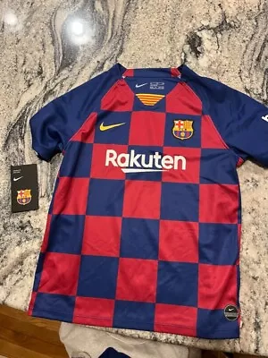 Barcelona Youth Soccer Kit-Jersey Shorts Socks-Size 122-128CM • $10