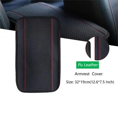 Leather Car Center Console Armrest Cushion Pad Mat Auto Cover Universal Interior • $9.98