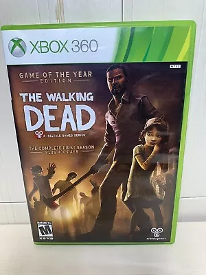 The Walking Dead -- Game Of The Year Edition (Microsoft Xbox 360 2013) (TESTED) • $5.97