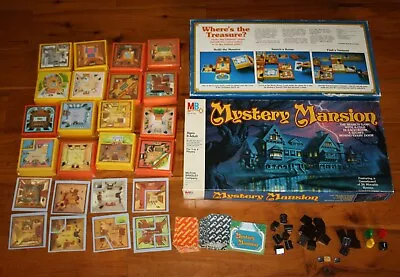 Vintage 1984 MB Milton Bradley MYSTERY MANSION Board Game Incomplete • $19.99