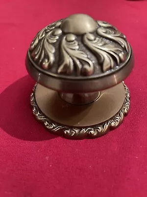 Valli & Colombo Solid  Brass Antique Patine Finish  Centre Door Knob 66mm • £34.95