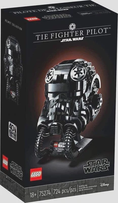 £285.99 • Buy LEGO 75274 Star Wars TIE Fighter Pilot Helmet Set New Sealed