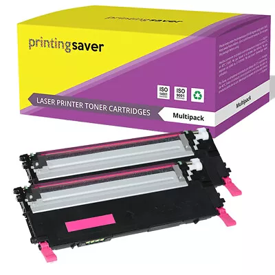 2 Magenta Toner Cartridges For Samsung CLP320 CLP320N CLP325 CLP325W CLP325 • £13.99