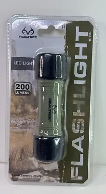 Realtree Bright 200 Lumen Alkaline Flashlight Rugged Water Resistant • $11.99