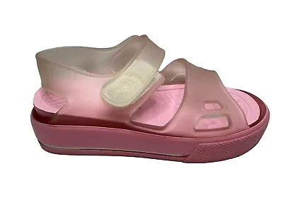 IGOR Spanish Jelly Sandals Infant Girls Pink/Clear Size 22 UK 5 #REF107 • £12.99