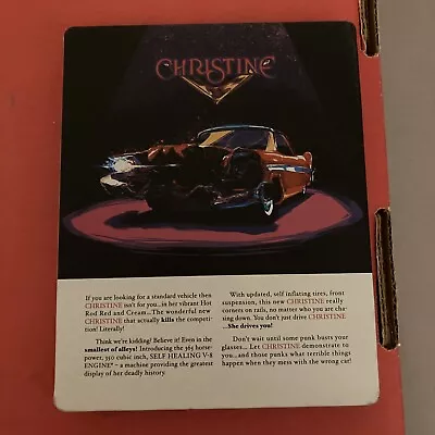 Christine (Blu-ray Disc 2016 SteelBook) • $20