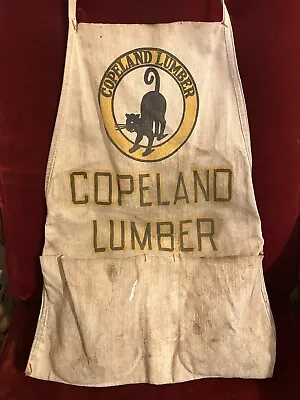 Old Vintage Nail Apron Copeland Lumber Co. Portland Oregon IWW Style Logo 1920's • $84