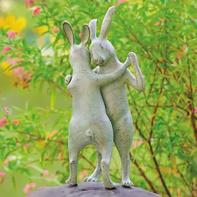 First Dance Rabbit Garden Sculpture Statue ~ SPI Home 34544 • $209