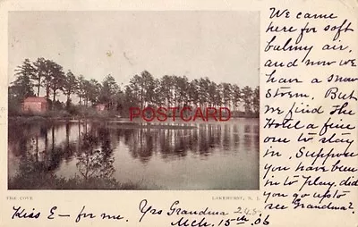 Pre-1907 THE COVE LAKEHURST N.J. 1906 • $7.49