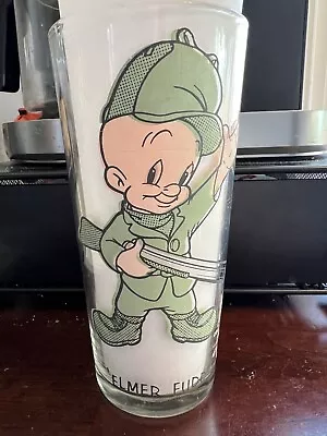 MISPRINT Pepsi Collector Series Elmer Fudd Drinking Glass 1973 Looney Tunes • $40