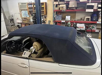 🥇01-06 Bmw E46 3-series Convertible Top Soft Roof Cover W Cylinder & Mount Oem • $700