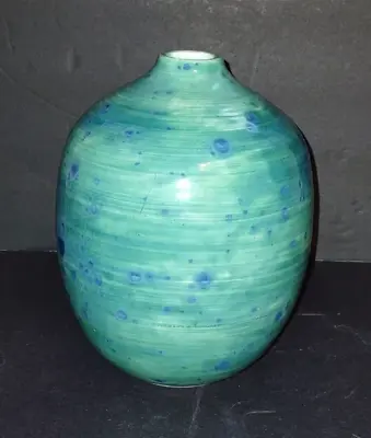 Signed STUDIO ART POTTERY MODERNIST WEED POT VASE Mid Century Modern • $47.99