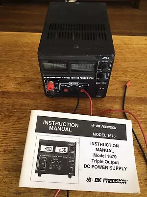 BK Precision Model 1670 DC Power Supply W/Manual • $75