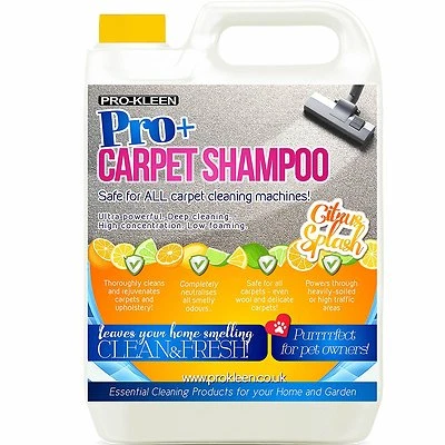 £17.95 • Buy Carpet Shampoo Cleaning Solution 5L Pet Odour Deodoriser Upholstery Cleaner Vax
