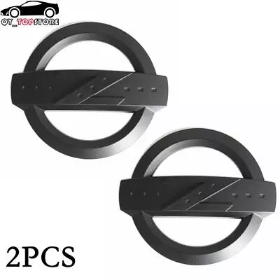 2pcs Black Z Emblem Car Front Rear Trunk Badge For Fairlady 350Z 370Z Z33 34 • $15.65