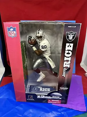 Mcfarlane NFL JERRY RICE Oakland Raiders 12 Inch Figure 2003 • $74.95