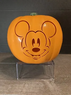 Disney Mickey Mouse Light Up Jack O Lantern Halloween Pumpkin W/ LED Bulb • $24.99