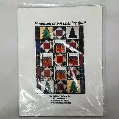 The Quilters Gallery Mountain Cabin Chenille Quilt Pattern-2003-Uncut-F/F-Vtg • $16.79