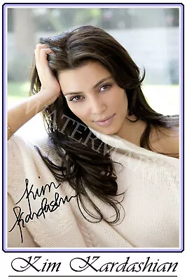 Kim Kardashian Signed 12x18 Inch Photograph Poster - Top Quality • $28.95