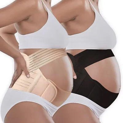 Belly Band Pregnancy Support Maternity Belt  For Pregnant Women Abdomen Pelvis • £15.79