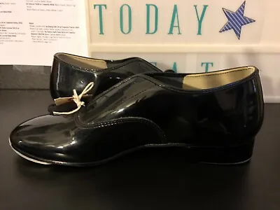 Black Pat. Tap Shoes • $12