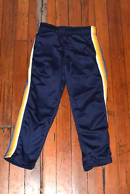 Boys Navy Sweatpants With Multicolor Stripes By Gymboree. Size 5 • $7.50