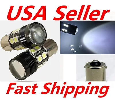 Car LED Light Bulb 12SMD 5050 LED Q5 Cree Projector 1156 3497 BA15S Rear Back Up • $8.99