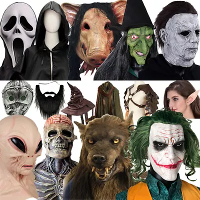 Costume Halloween Dress Up Cloths Cosplay Props Accessories Masks • $11.03