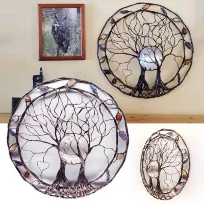 £9.54 • Buy Tree Of Life Metal Hanging Wall Art Rustic Sculpture Garden Inspirational Decor
