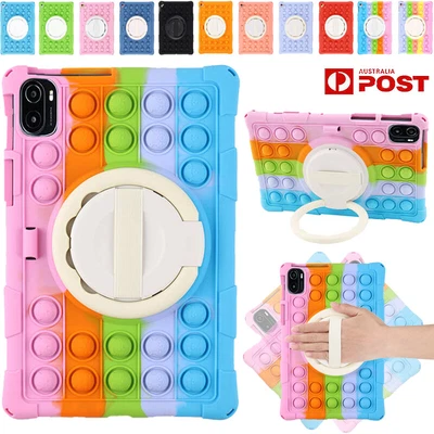 $11.49 • Buy For Samsung Galaxy Tab A A7 A8 S6 S7 S8 Kids Shockproof Silicon Case Stand Cover