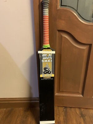 £25.99 • Buy Sa Saki Black Cobra Cricket Bat Sailkot Pakistan Tapeball