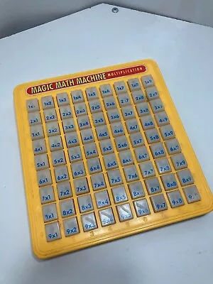 Vintage Magic Math Multiplication Learning Toy Machine Educational Press & See • $25